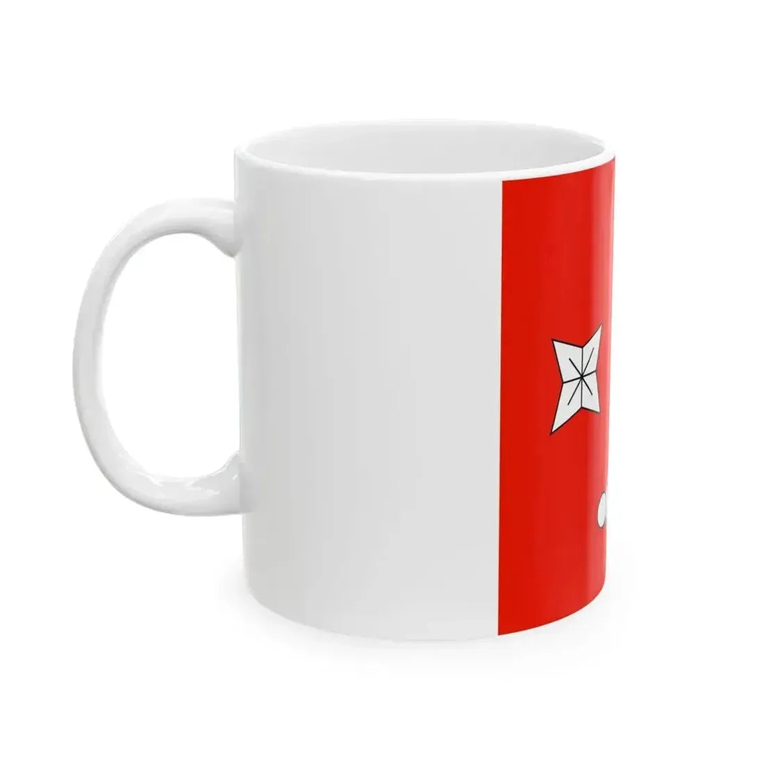 Drapeau Grandjean (France) White Coffee Mug - Go Mug Yourself