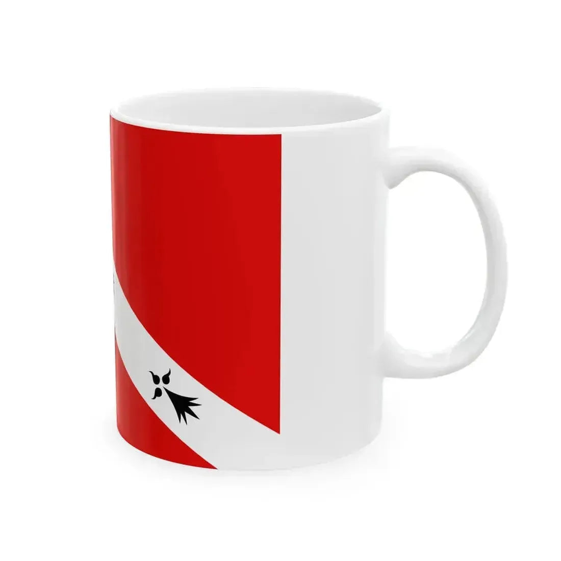 Drapeau hillion (France) White Coffee Mug - Go Mug Yourself