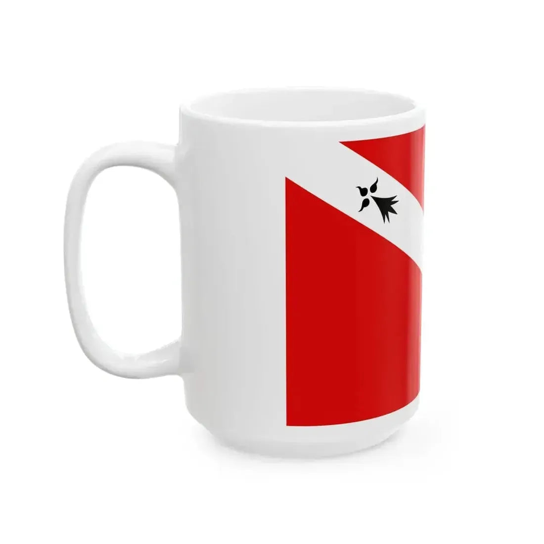 Drapeau hillion (France) White Coffee Mug - Go Mug Yourself