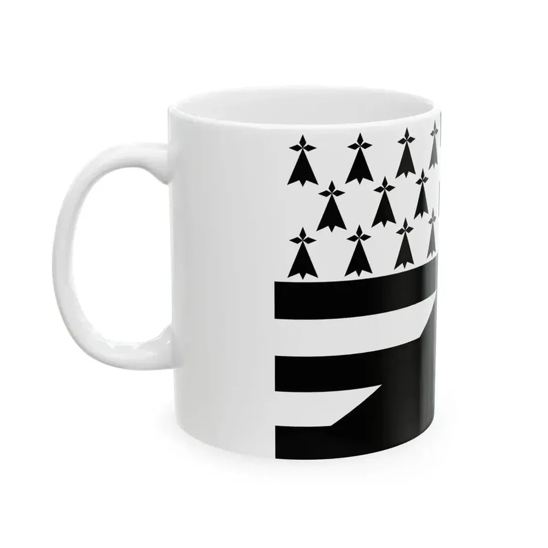 Drapeau Huch (Belgium) White Coffee Mug - Go Mug Yourself