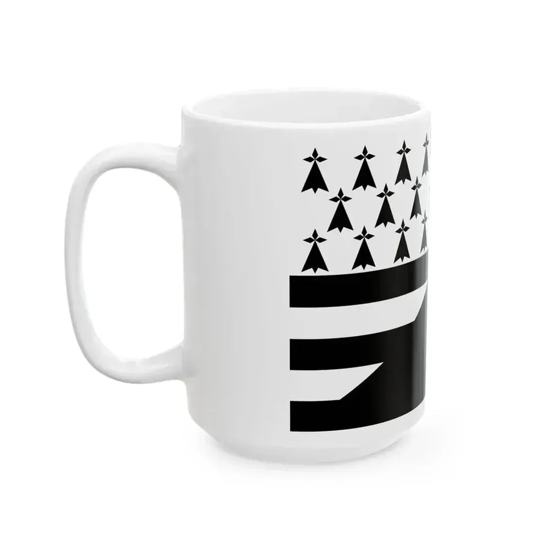 Drapeau Huch (Belgium) White Coffee Mug - Go Mug Yourself