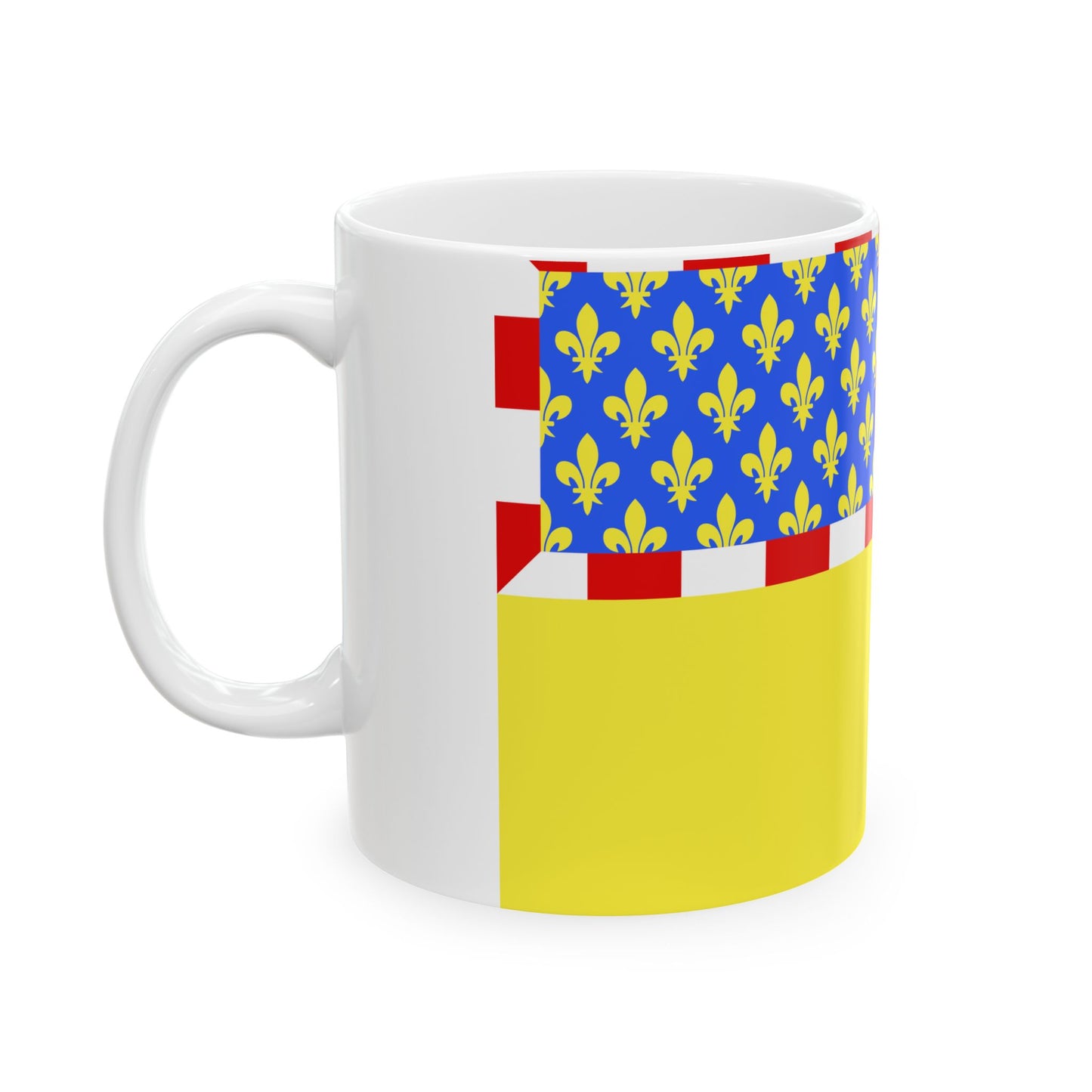 Drapeau non-officiel fr departement Cote-dOr (France) White Coffee Mug-Go Mug Yourself