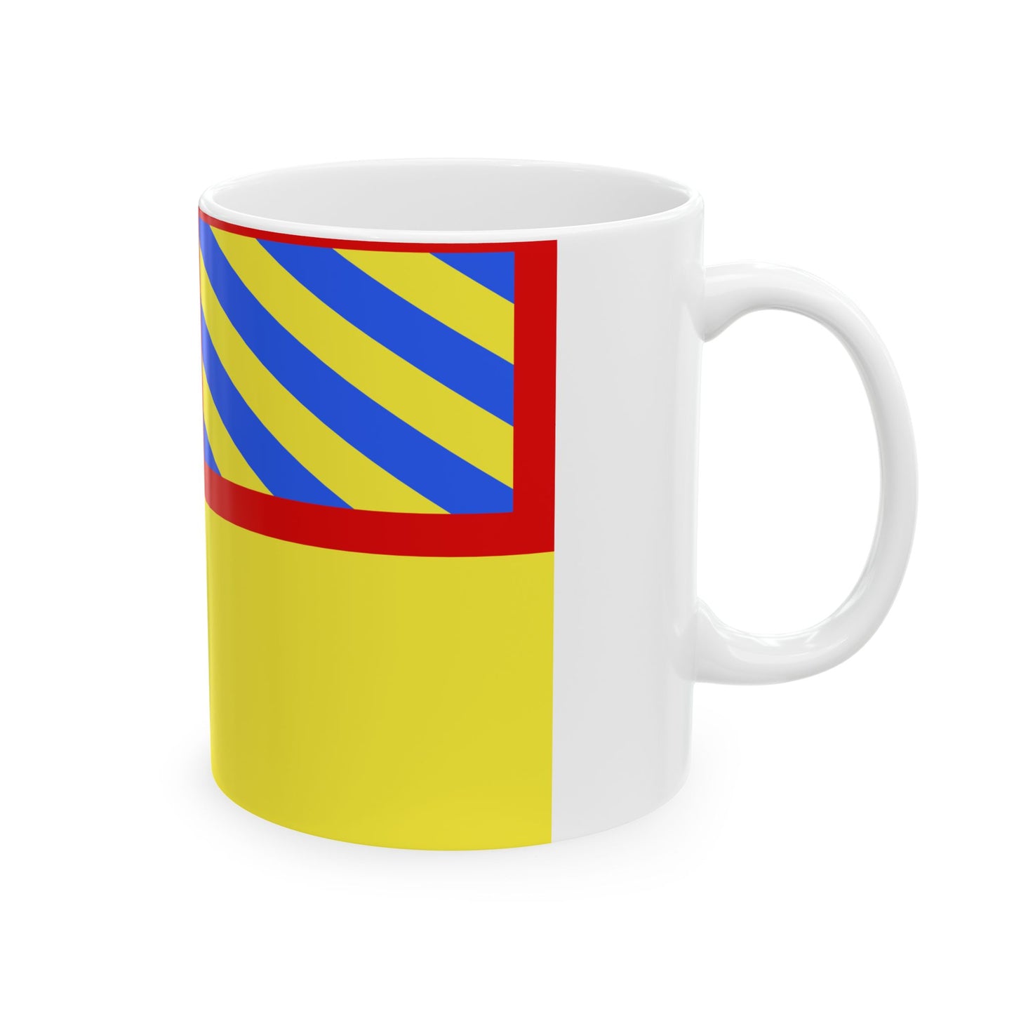 Drapeau non-officiel fr departement Cote-dOr (France) White Coffee Mug-Go Mug Yourself