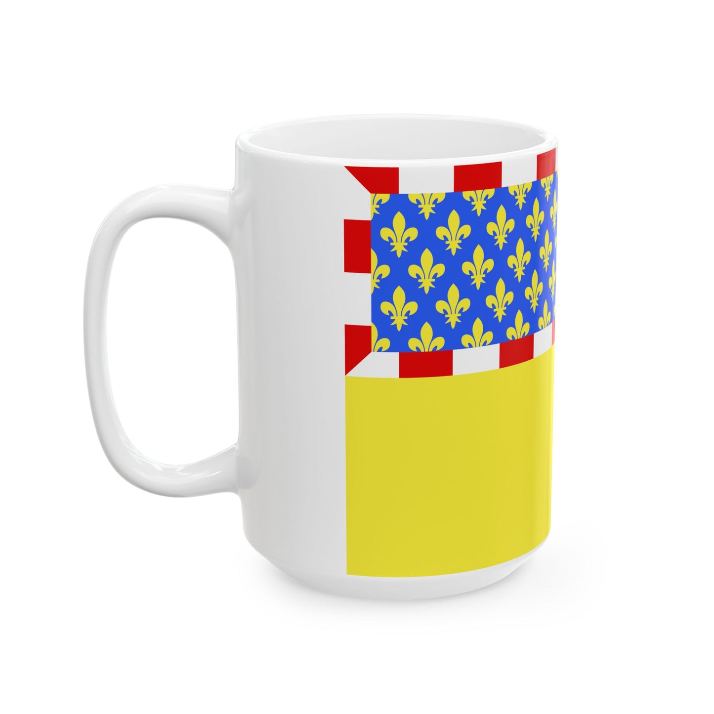 Drapeau non-officiel fr departement Cote-dOr (France) White Coffee Mug-Go Mug Yourself