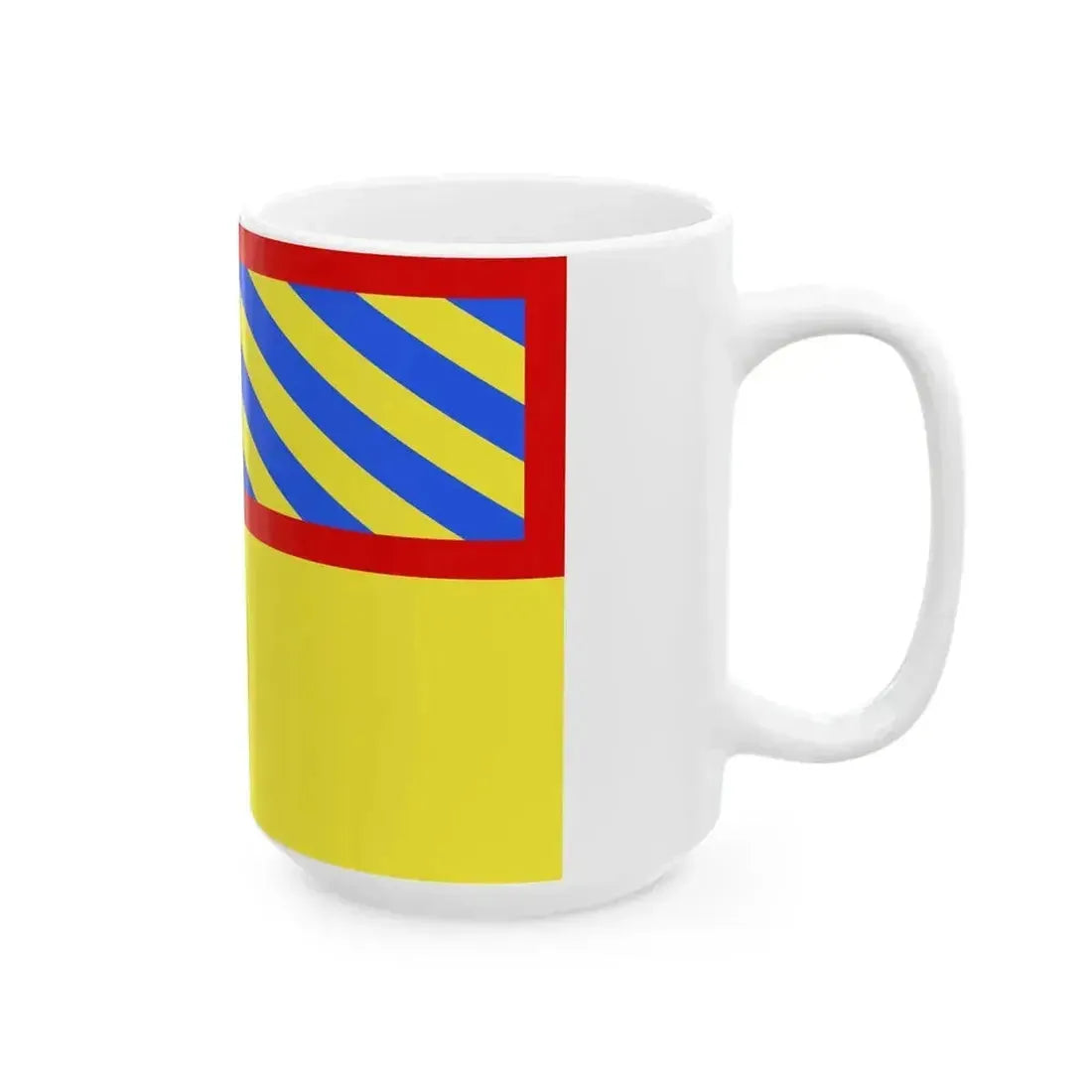 Drapeau non-officiel fr departement Cote-dOr (France) White Coffee Mug - Go Mug Yourself