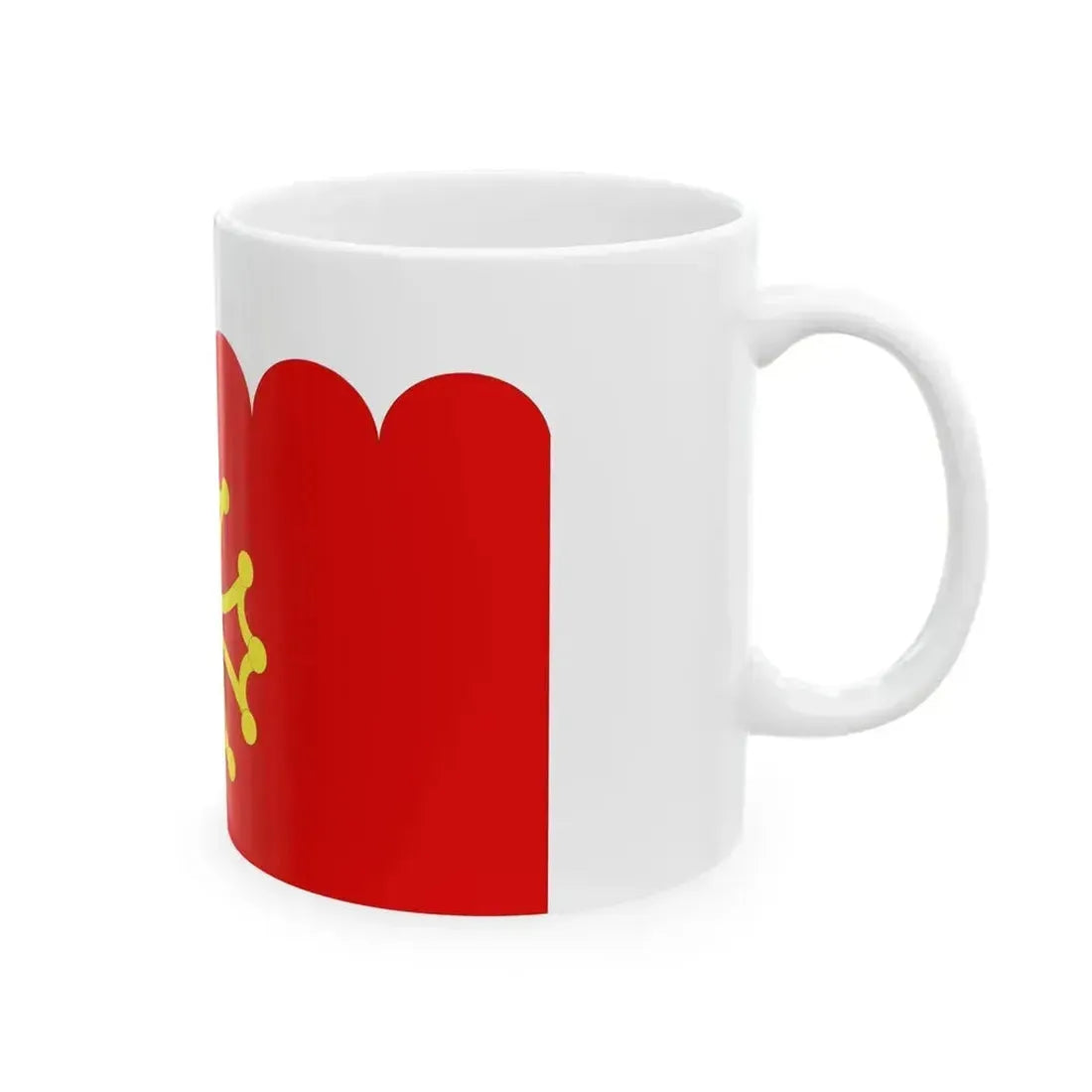 Drapeau non-officiel fr departement Gard (France) White Coffee Mug - Go Mug Yourself