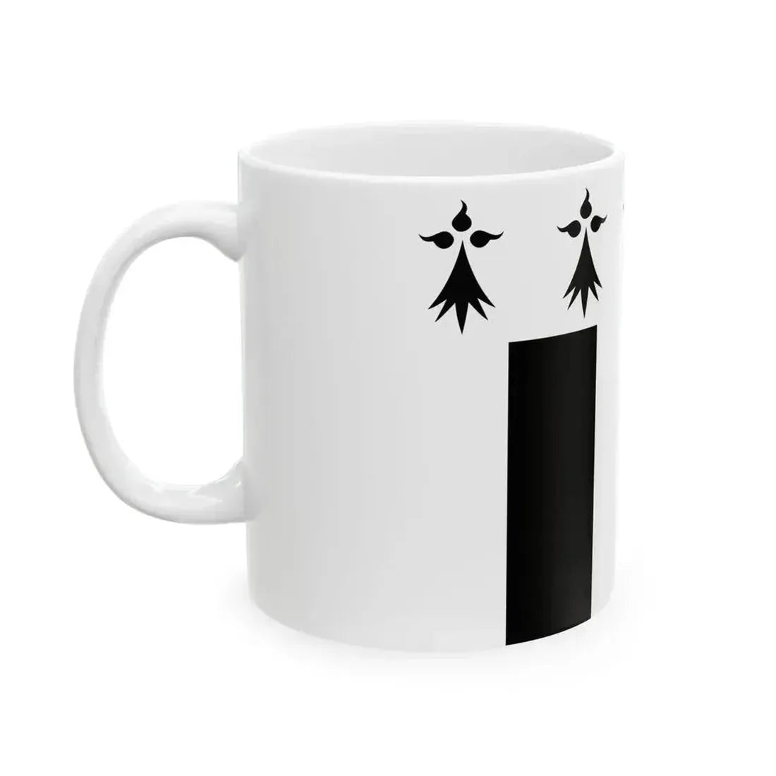 Drapeau Rennes (Belgium) White Coffee Mug - Go Mug Yourself
