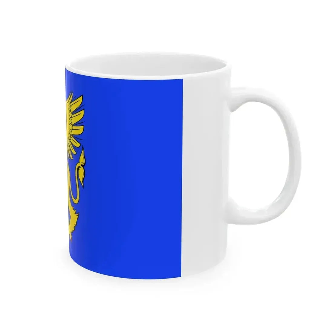 Drapeau Saint-Brieuc (France) White Coffee Mug - Go Mug Yourself