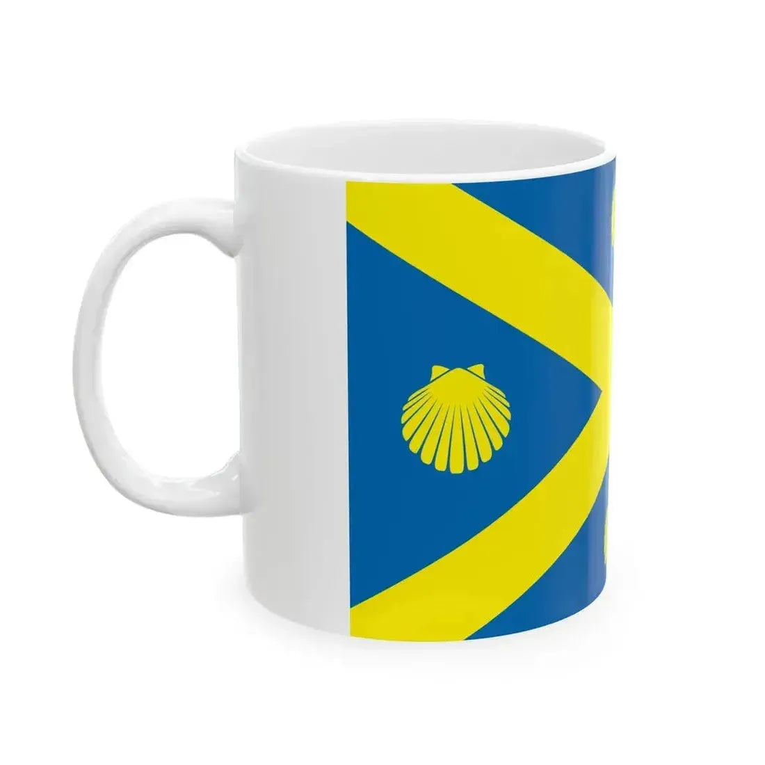 Drapeau Versonnex Ain (France) White Coffee Mug - Go Mug Yourself