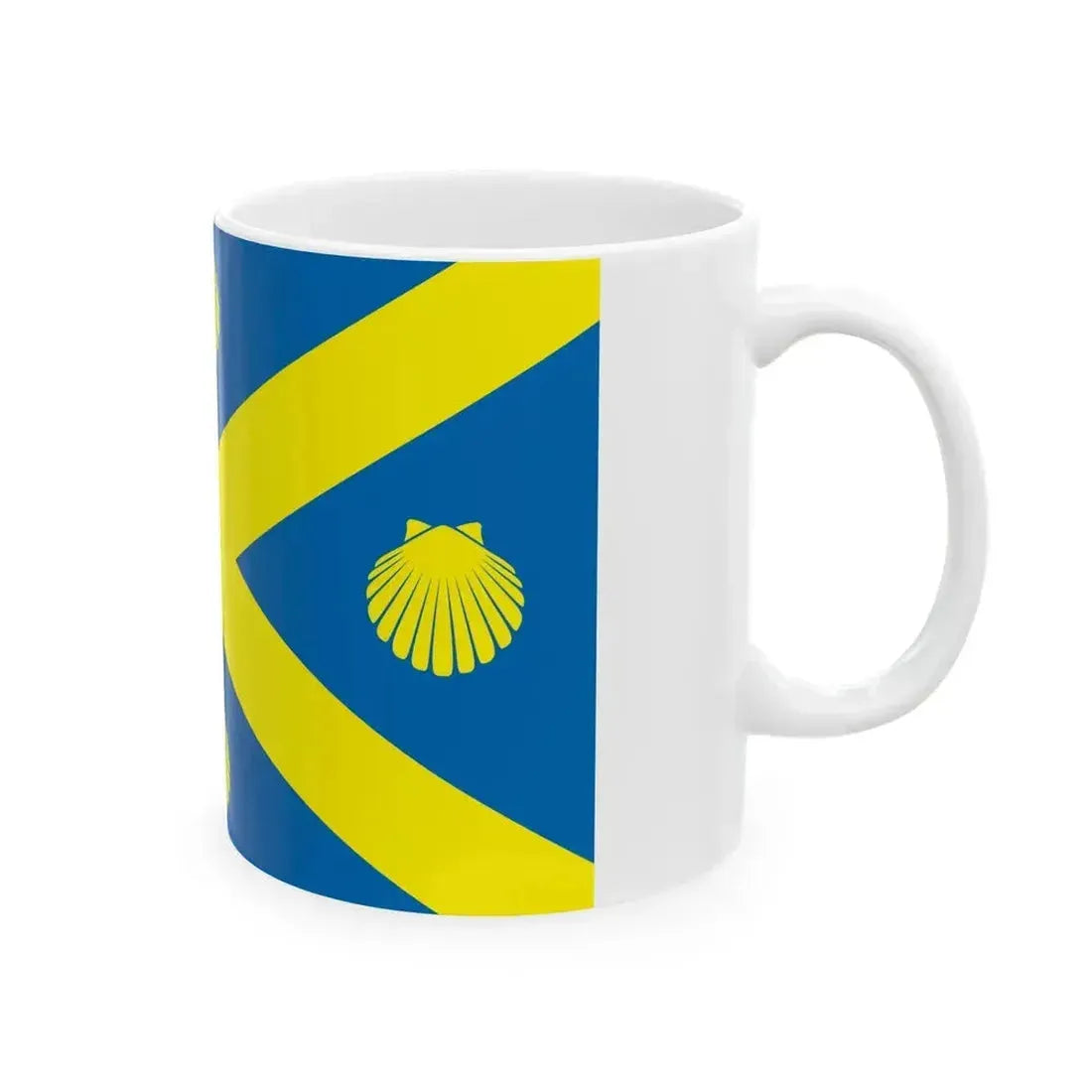 Drapeau Versonnex Ain (France) White Coffee Mug - Go Mug Yourself