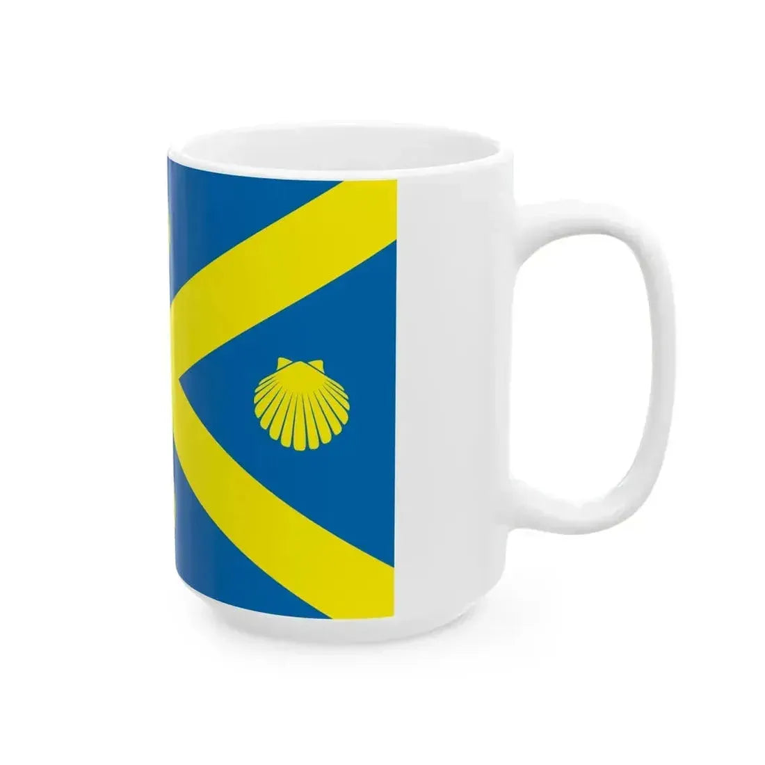 Drapeau Versonnex Ain (France) White Coffee Mug - Go Mug Yourself
