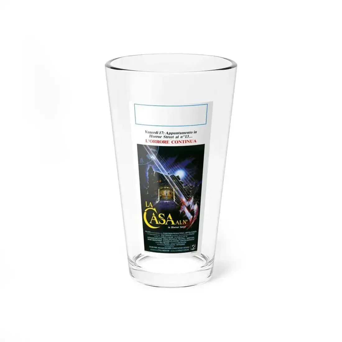 DREAM DEMON (ITALIAN) 1988 Movie Poster - Pint Glass 16oz 16oz - Go Mug Yourself