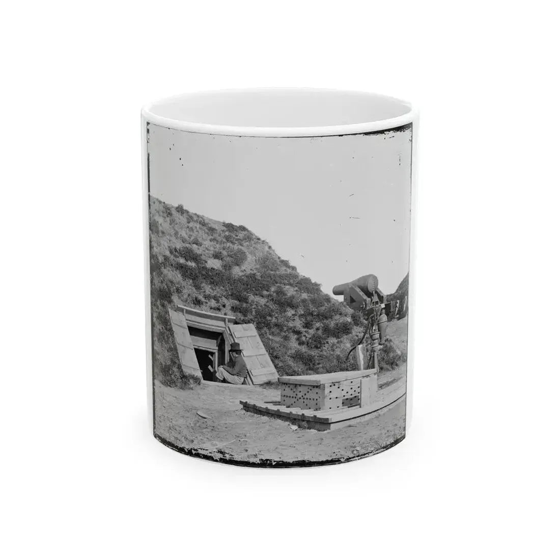 Drewry's Bluff, Va. Interior Of Fort Darling (Confederate) On The James (U.S. Civil War) White Coffee Mug 11oz - Go Mug Yourself