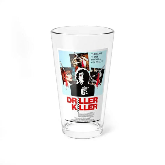 DRILLER KILLER 1979 Movie Poster - Pint Glass 16oz 16oz - Go Mug Yourself