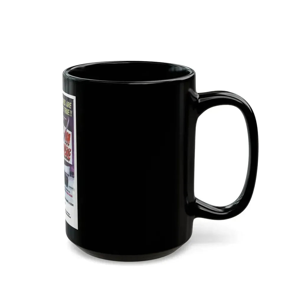 DRIVE-IN MASSACRE 1976 Movie Poster - Black Coffee Mug - Go Mug Yourself