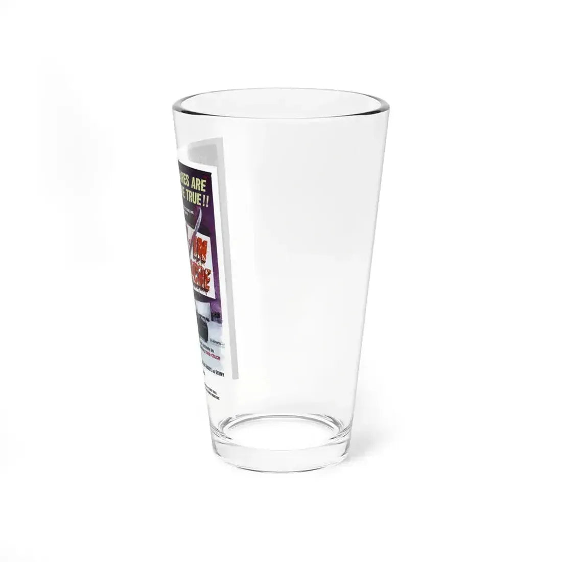 DRIVE-IN MASSACRE 1976 Movie Poster - Pint Glass 16oz - Go Mug Yourself