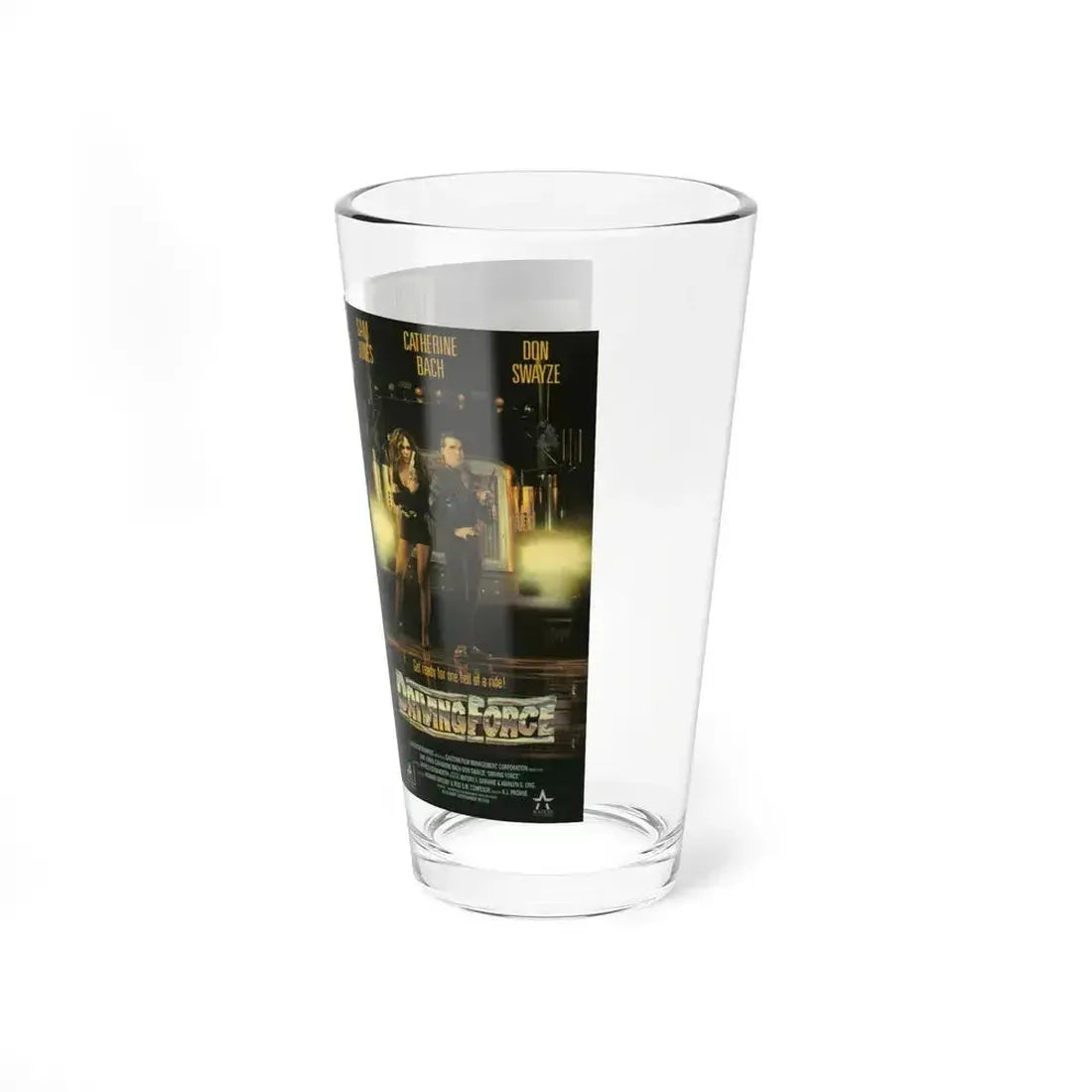 DRIVING FORCE (VHS COVER) Pint Glass 16oz - Go Mug Yourself