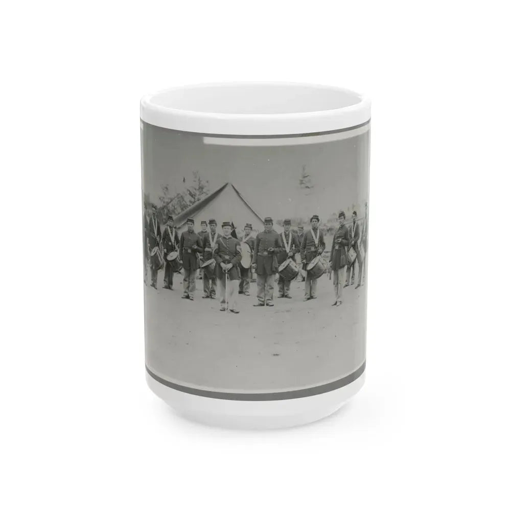 Drum Corps 30th Pa. Infantry (U.S. Civil War) White Coffee Mug 15oz - Go Mug Yourself