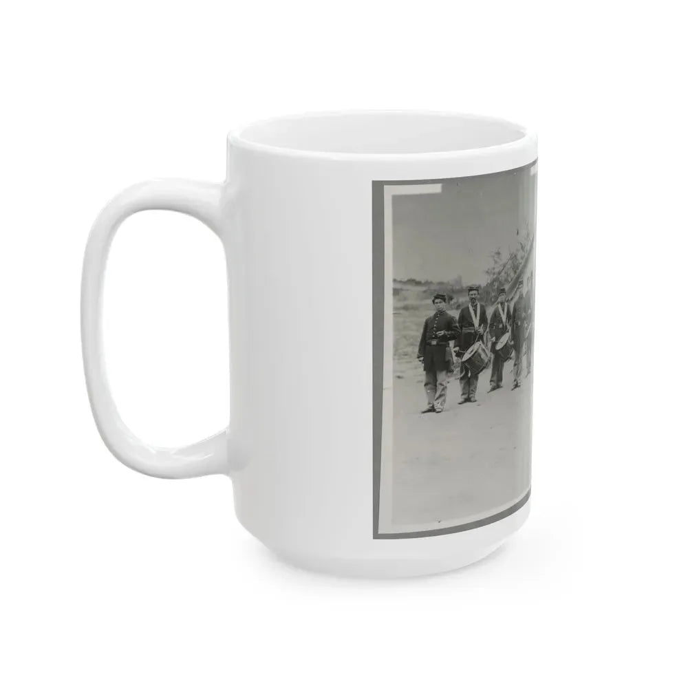 Drum Corps 30th Pa. Infantry (U.S. Civil War) White Coffee Mug - Go Mug Yourself