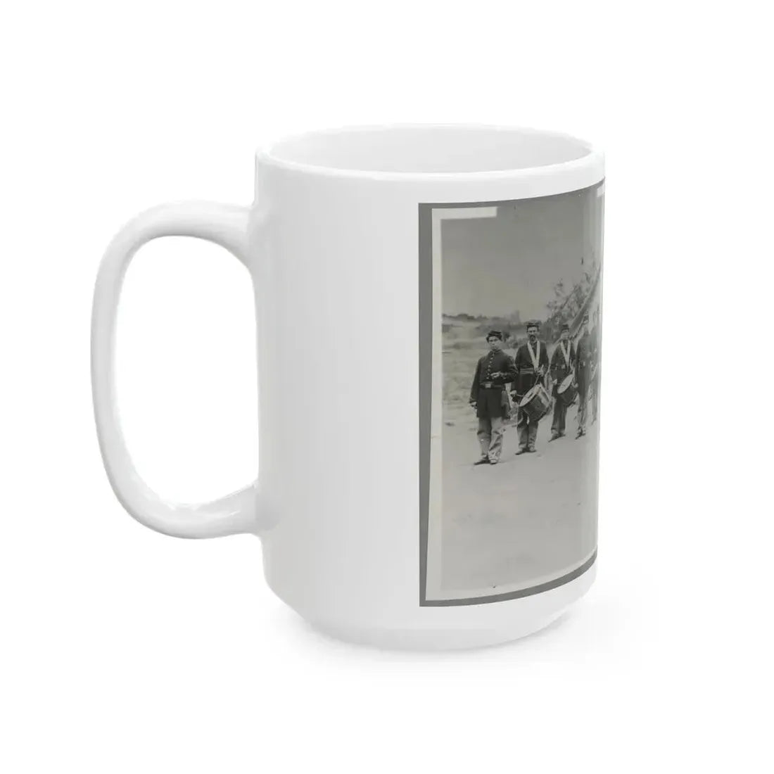 Drum Corps 30th Pa. Infantry (U.S. Civil War) White Coffee Mug - Go Mug Yourself