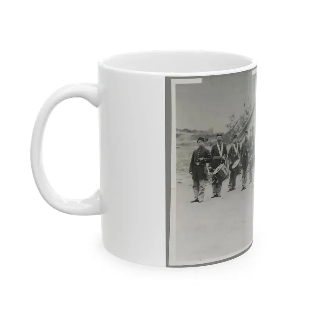 Drum Corps 30th Pa. Infantry (U.S. Civil War) White Coffee Mug - Go Mug Yourself