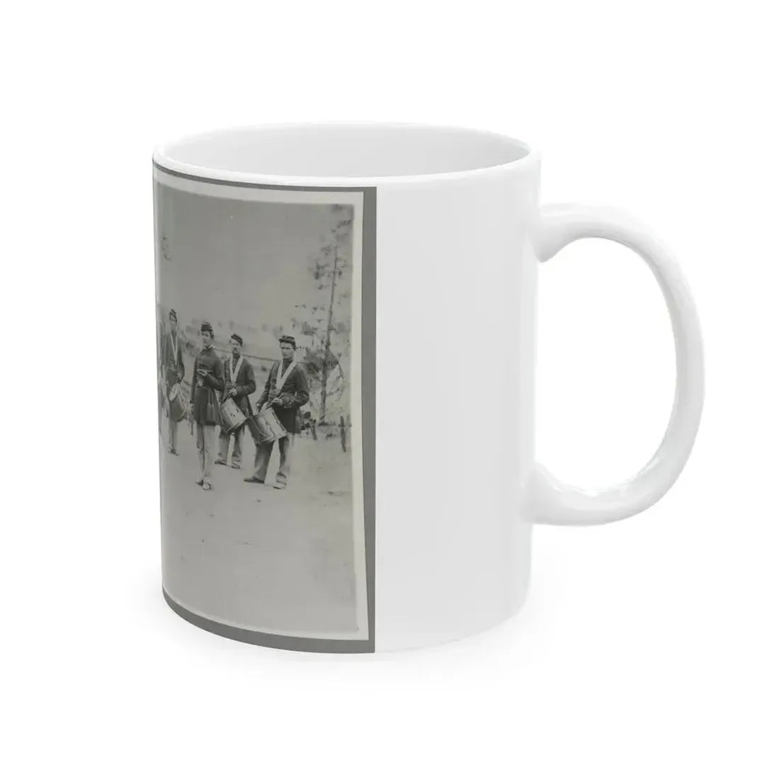 Drum Corps 30th Pa. Infantry (U.S. Civil War) White Coffee Mug - Go Mug Yourself