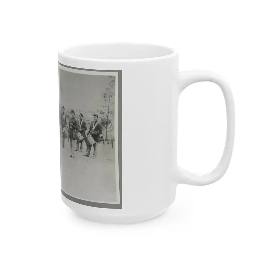 Drum Corps 30th Pa. Infantry (U.S. Civil War) White Coffee Mug - Go Mug Yourself