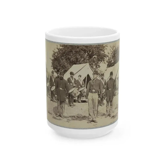 Drum Corps From Unidentified Regiment (U.S. Civil War) White Coffee Mug 15oz - Go Mug Yourself