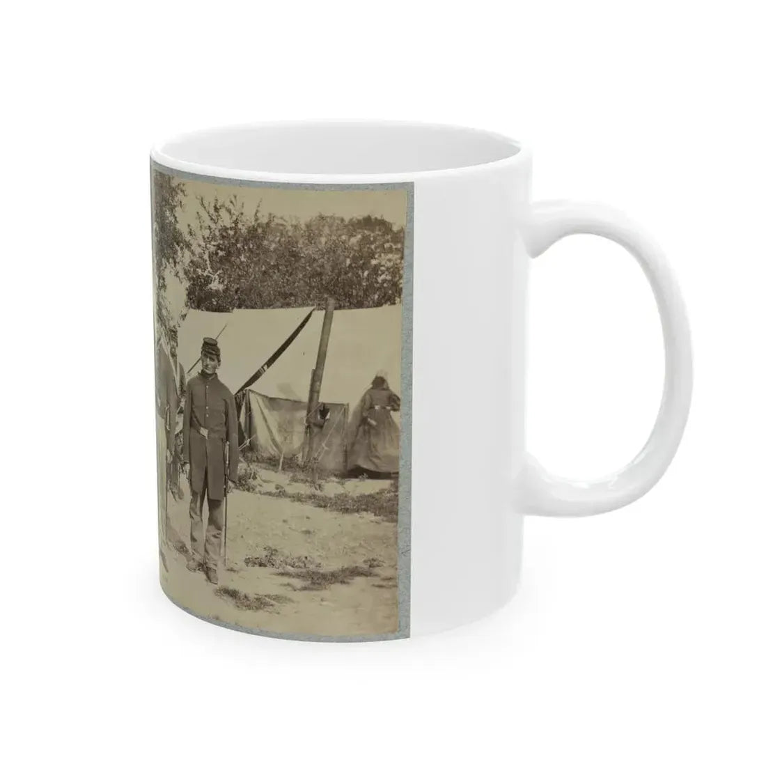 Drum Corps From Unidentified Regiment (U.S. Civil War) White Coffee Mug - Go Mug Yourself