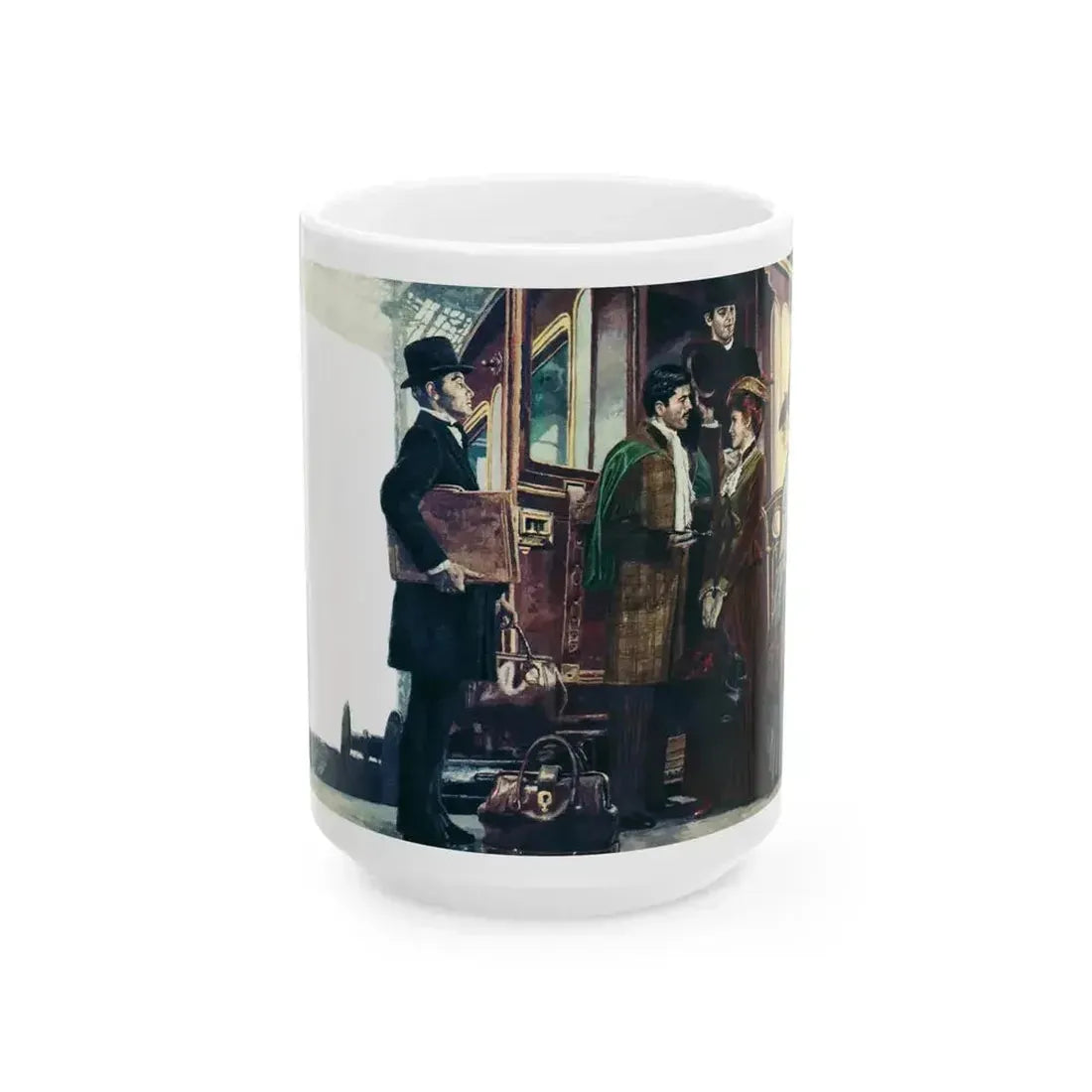 Duchess by Josephine Edgar (3), Woman magazine, 1976 - White Coffee Mug 15oz - Go Mug Yourself