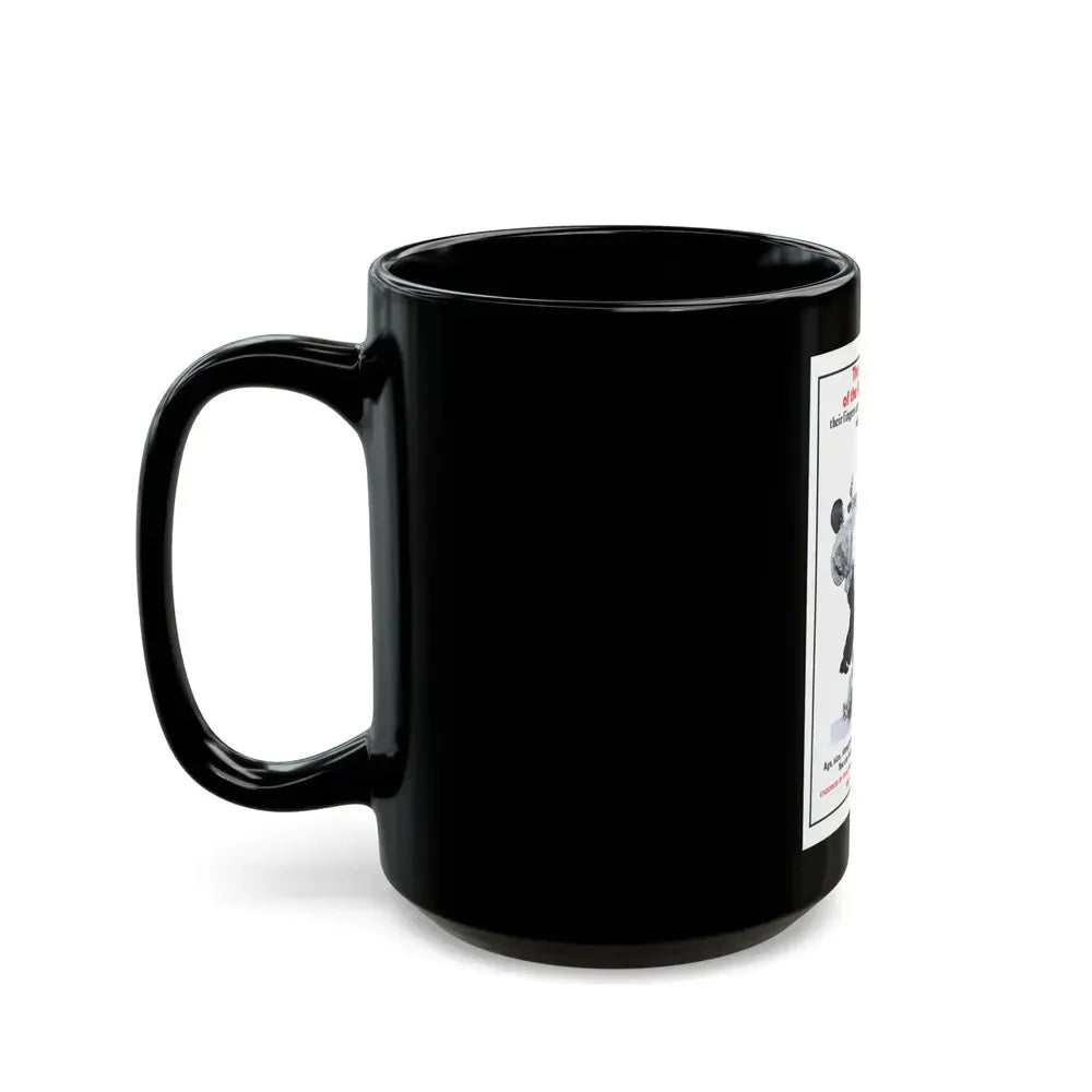 DUEL OF THE IRON FIST 1971 Movie Poster - Black Coffee Mug - Go Mug Yourself