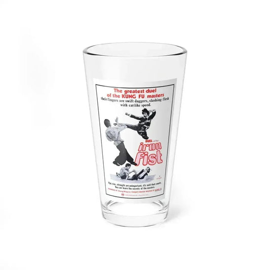 DUEL OF THE IRON FIST 1971 Movie Poster - Pint Glass 16oz 16oz - Go Mug Yourself