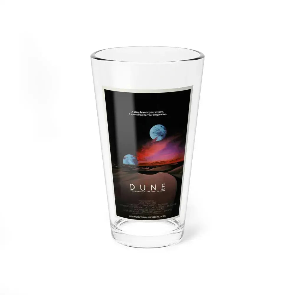 DUNE (TEASER) 1984 Movie Poster - Pint Glass 16oz 16oz - Go Mug Yourself