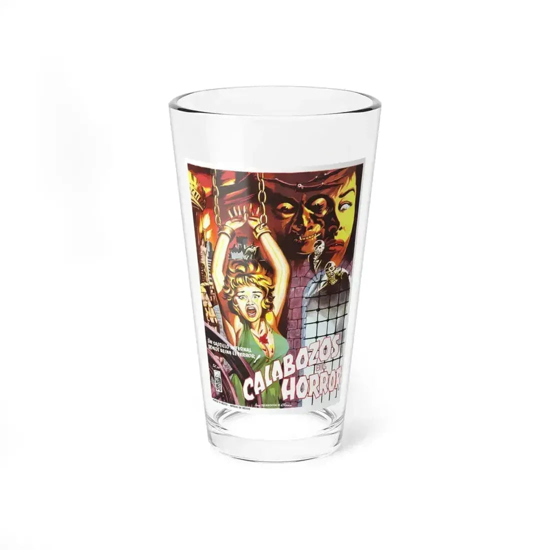 DUNGEON OF HARROW 1962 Movie Poster - Pint Glass 16oz 16oz - Go Mug Yourself