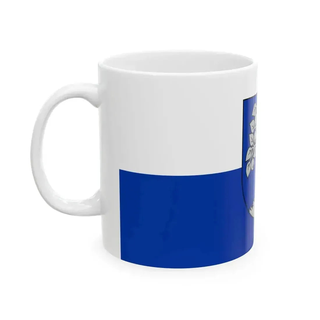 Durbe flag (Latvia) White Coffee Mug - Go Mug Yourself