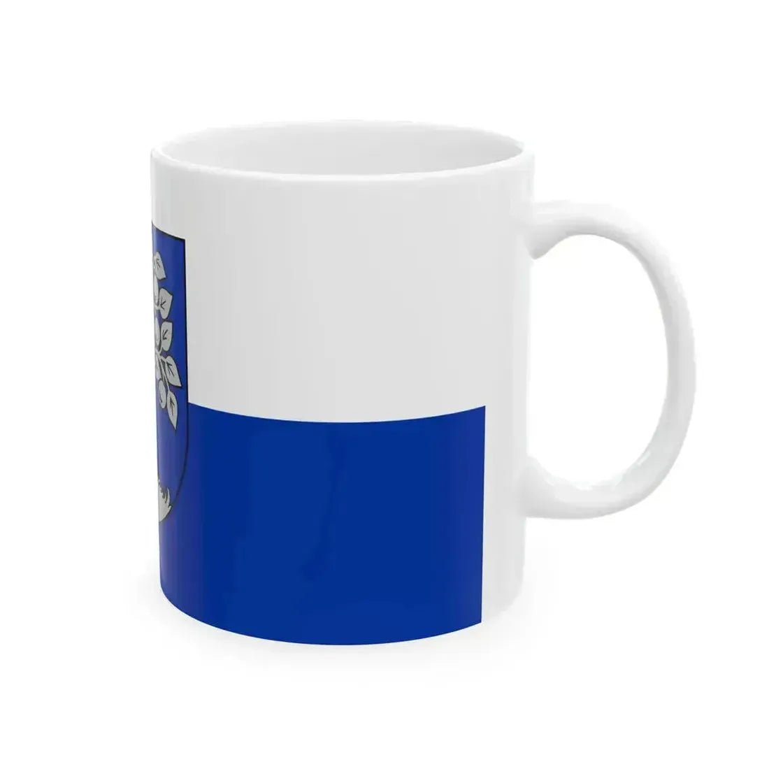 Durbe flag (Latvia) White Coffee Mug - Go Mug Yourself