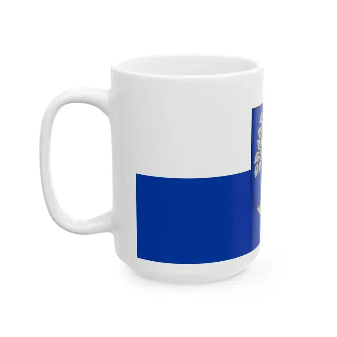 Durbe flag (Latvia) White Coffee Mug - Go Mug Yourself