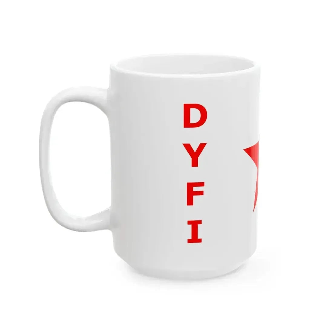 DYFI-flag (India) White Coffee Mug - Go Mug Yourself