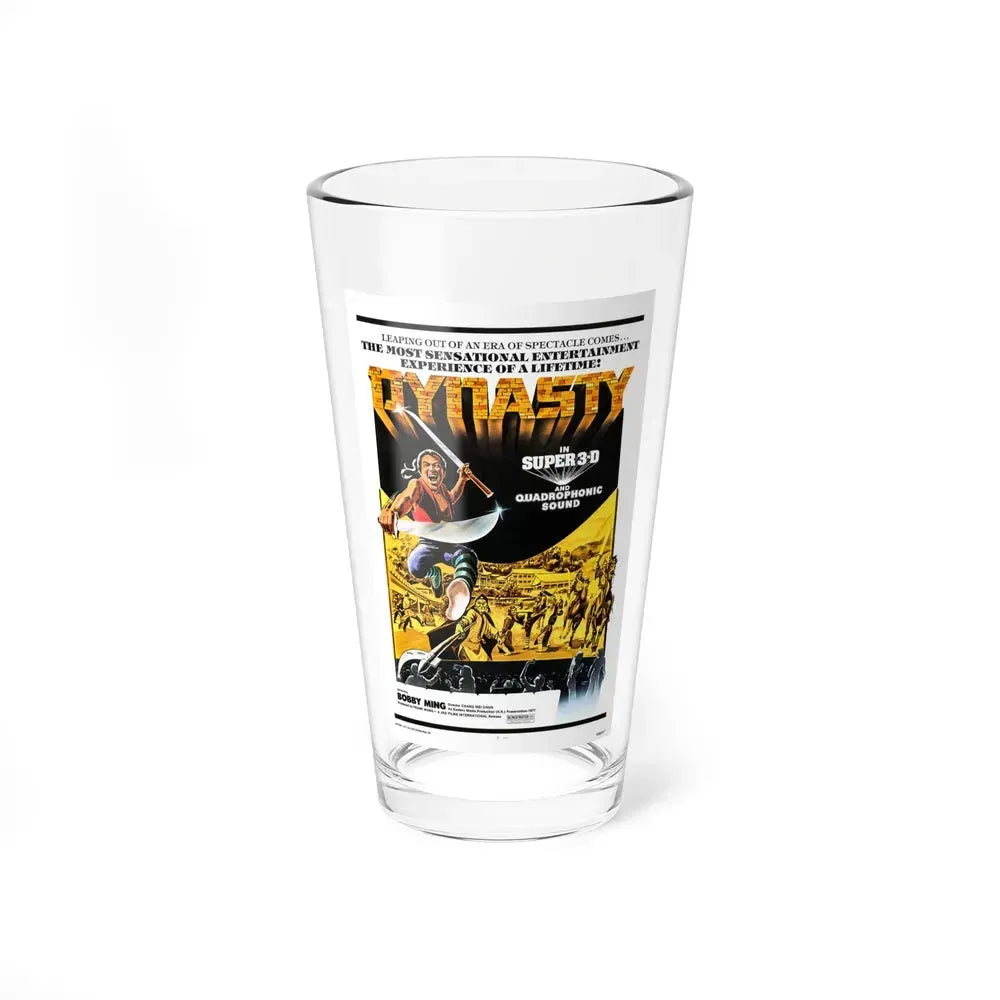 DYNASTY 1977 Movie Poster - Pint Glass 16oz 16oz - Go Mug Yourself