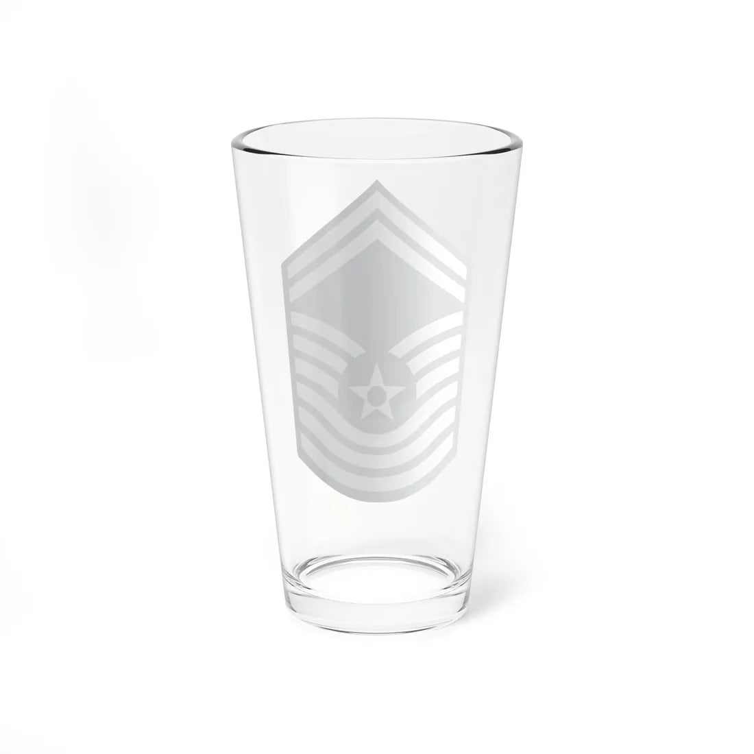 E9 USAF CMSgt 1967-1991 (United States) (Military Rank) Pint Glass 16oz - Go Mug Yourself