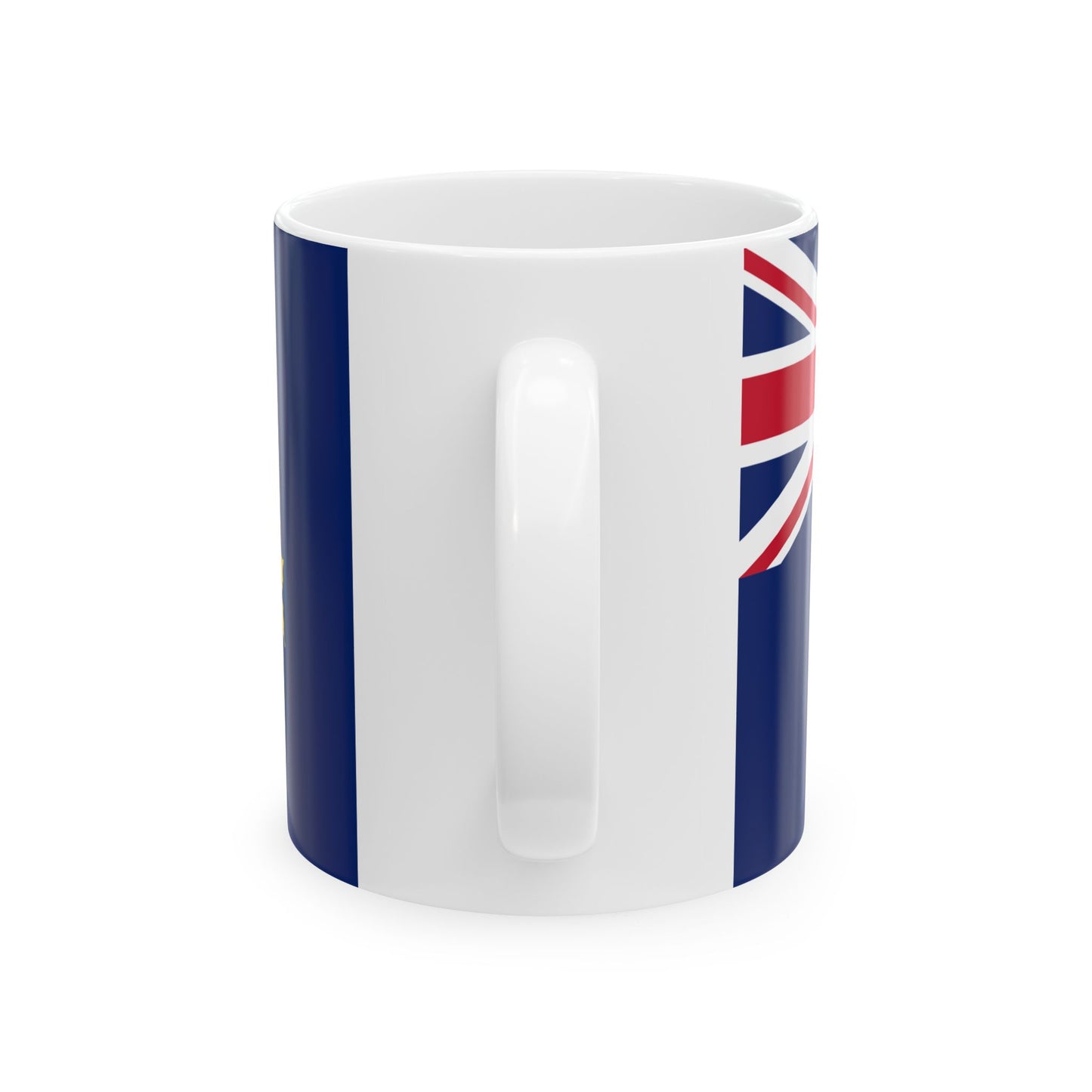 E.M. Chadwick Proposed Blue Ensign of Canada with Yellow Maple Leaves 1896 (Canada) White Coffee Mug-Go Mug Yourself