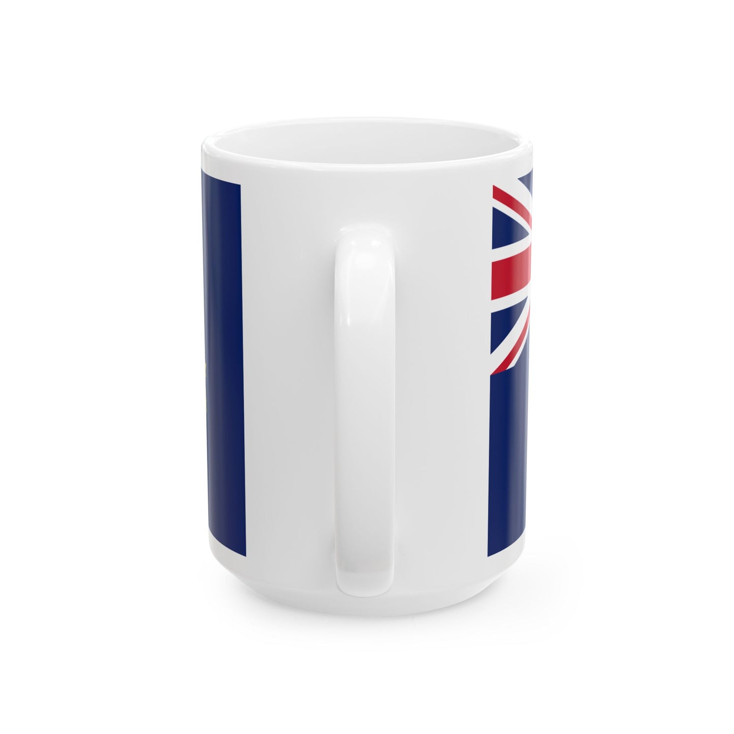 E.M. Chadwick Proposed Blue Ensign of Canada with Yellow Maple Leaves 1896 (Canada) White Coffee Mug-Go Mug Yourself