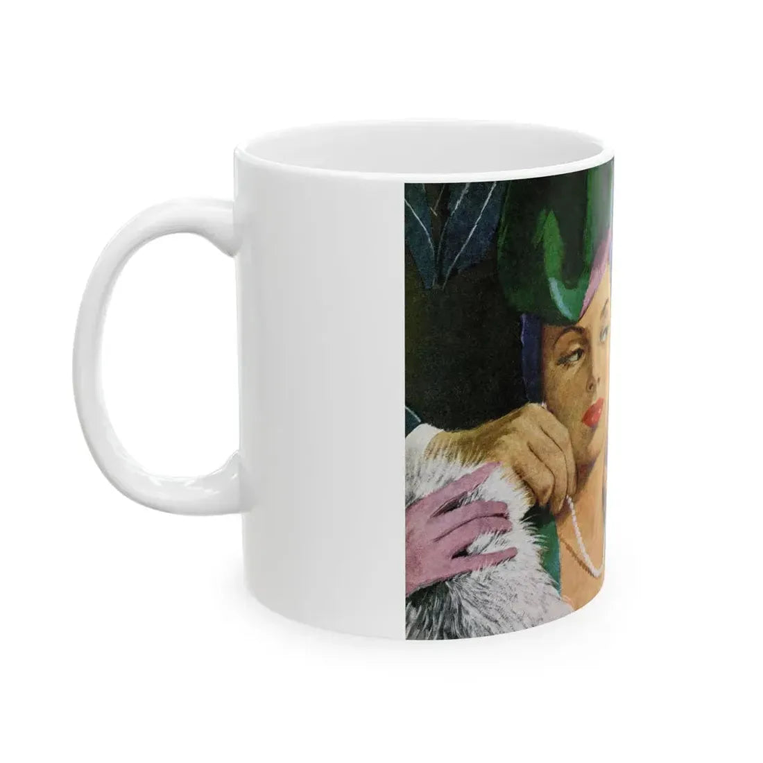 Each Hour a Pearl, Good Housekeeping, June 1946 - White Coffee Mug - Go Mug Yourself
