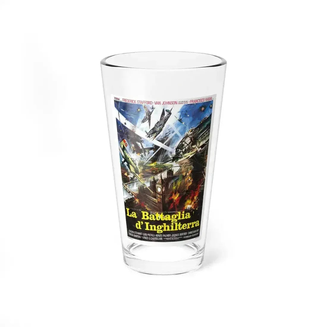 EAGLES OVER LONDON 1969 Movie Poster - Pint Glass 16oz 16oz - Go Mug Yourself
