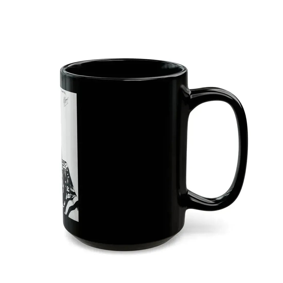 Early Figure Sketch 1 (c. 1920s) - Black Coffee Mug - Go Mug Yourself