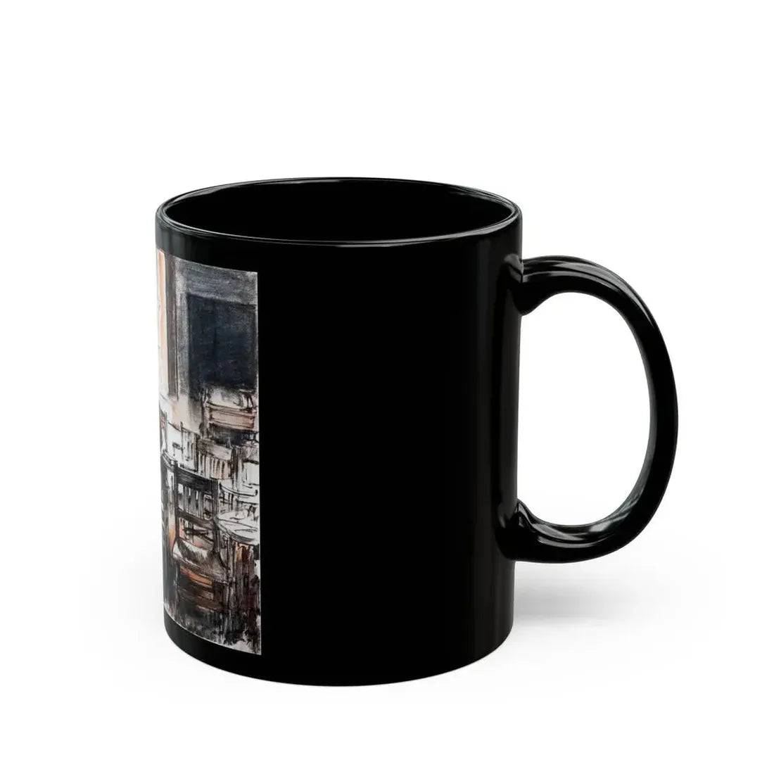 Early to Bed (Pt. 2-1), McCall's, December 1929 - Black Coffee Mug - Go Mug Yourself