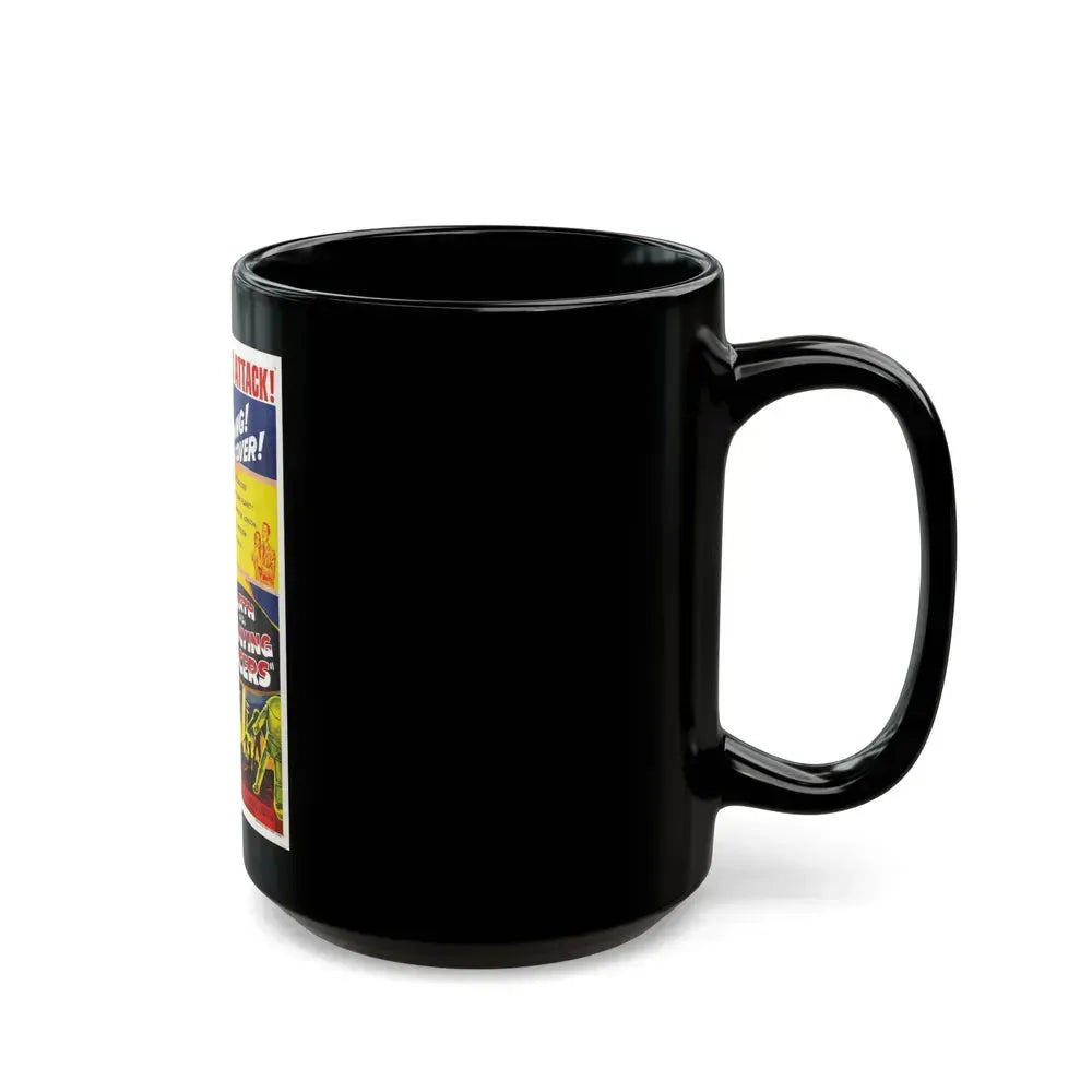 EARTH VS THE FLYING SAUCERS 1956 Movie Poster - Black Coffee Mug - Go Mug Yourself