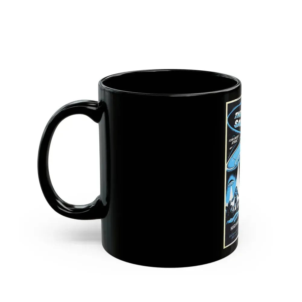 EARTH VS THE FLYING SAUCERS (2) 1956 Movie Poster - Black Coffee Mug - Go Mug Yourself