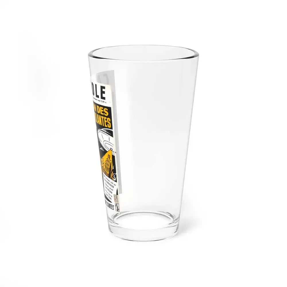 EARTH VS THE FLYING SAUCERS (FRENCH) 2 1956 Movie Poster - Pint Glass 16oz - Go Mug Yourself