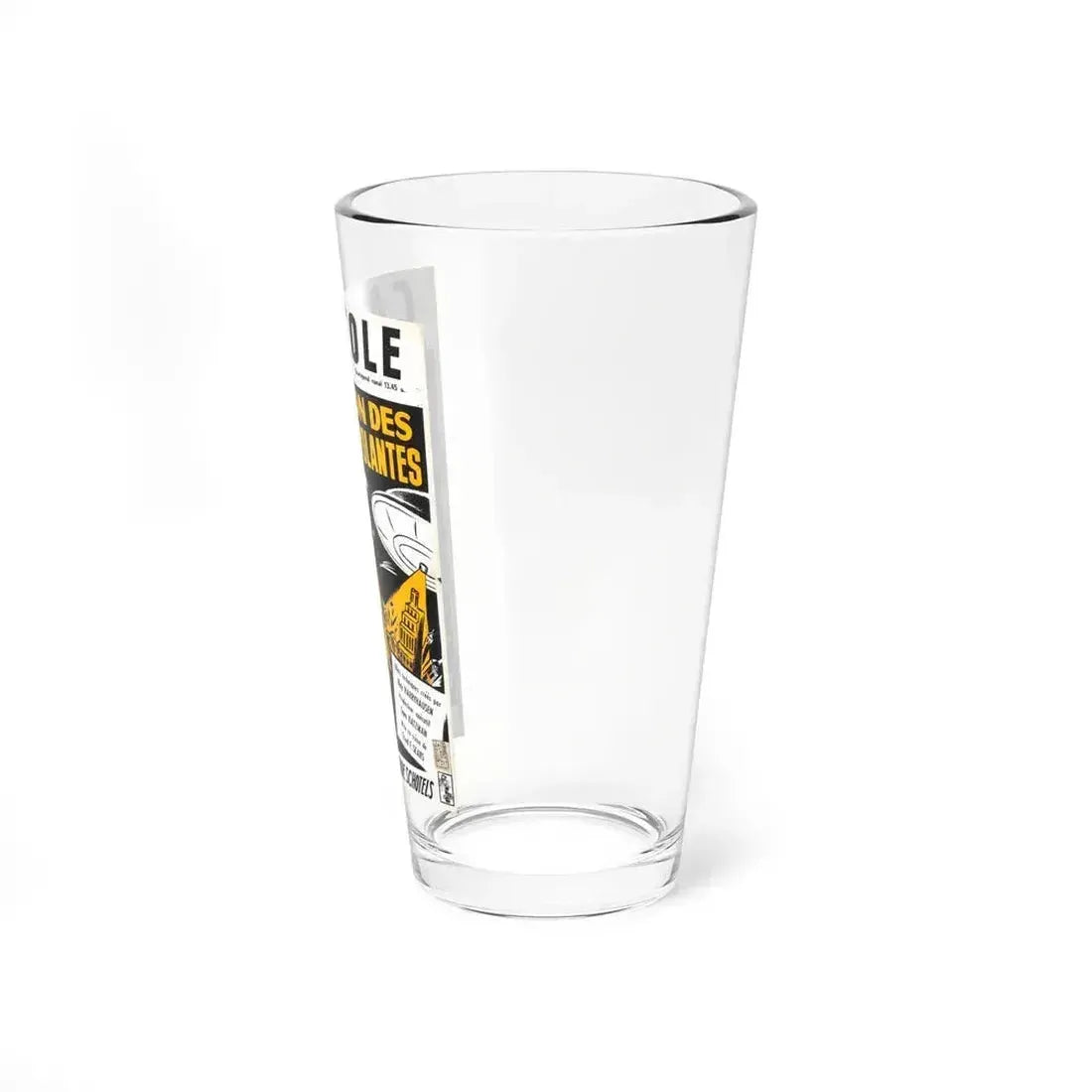 EARTH VS THE FLYING SAUCERS (FRENCH) 2 1956 Movie Poster - Pint Glass 16oz - Go Mug Yourself
